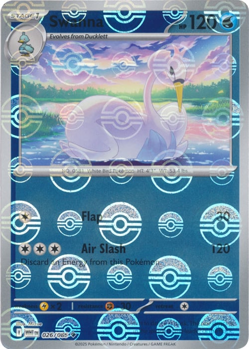 Swanna (Poke Ball Pattern)