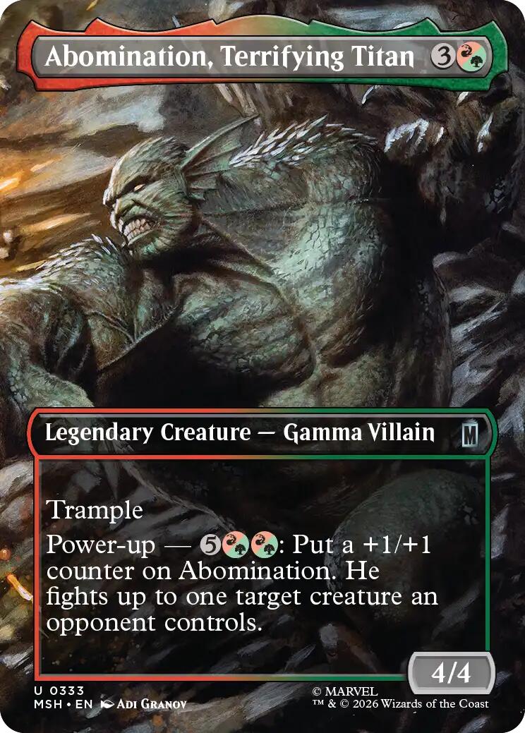 Abomination, Terrifying Titan (Borderless)