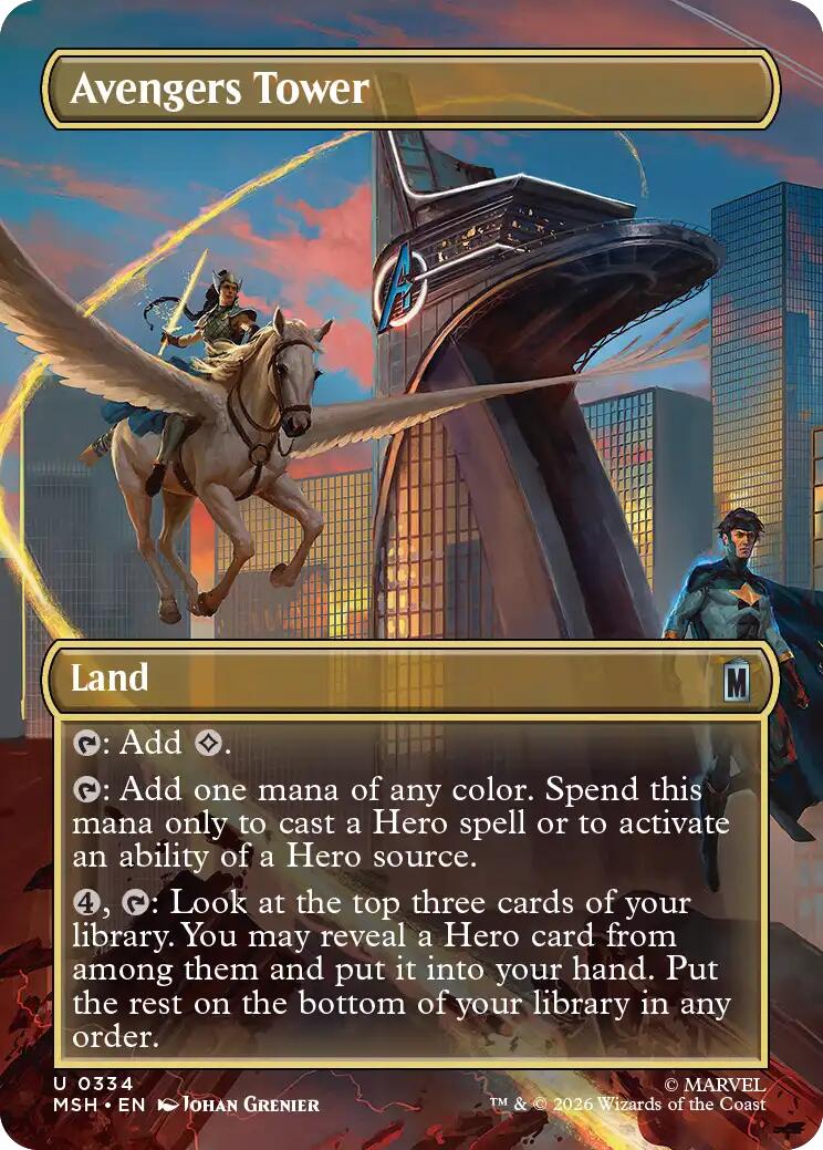 Avengers Tower (Borderless)