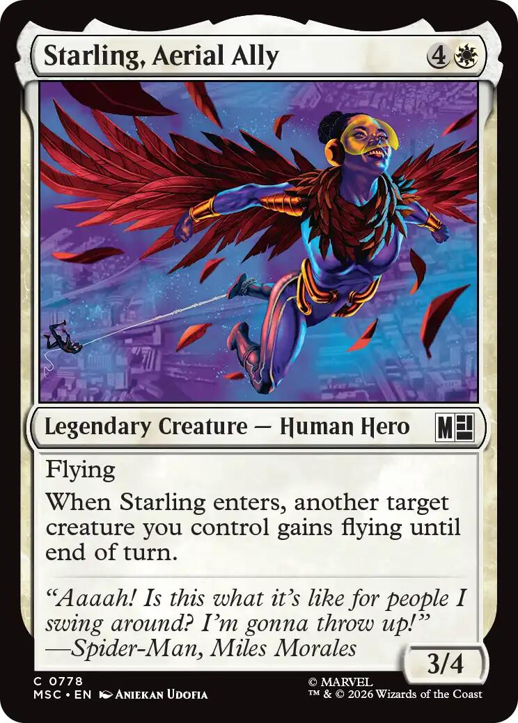 Starling, Aerial Ally