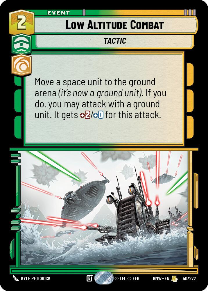 Low Altitude Combat