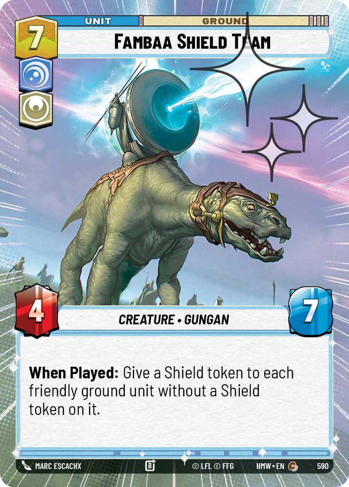 Fambaa Shield Team (Hyperspace Foil)