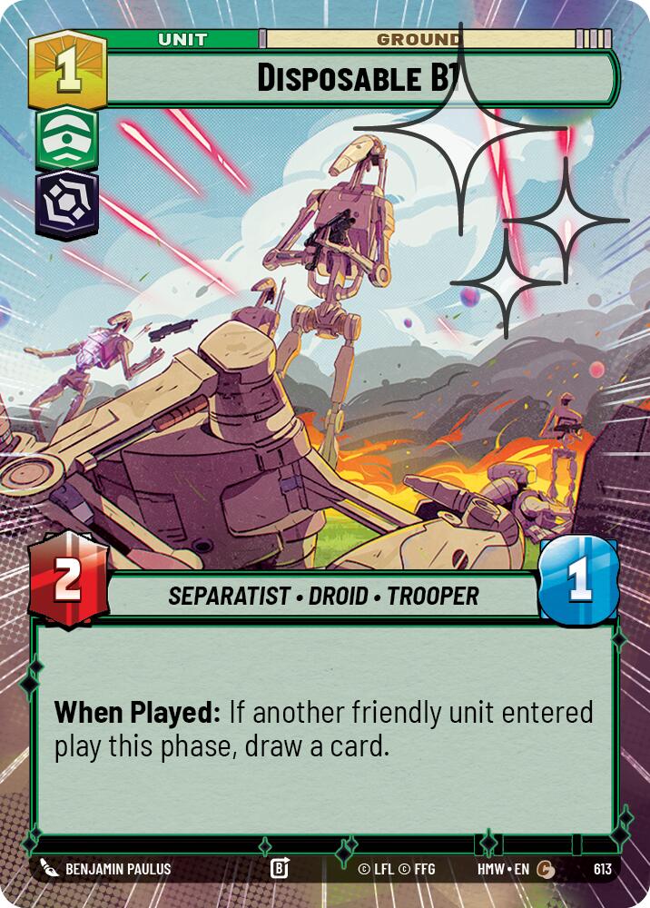 Disposable B1 (Hyperspace Foil)