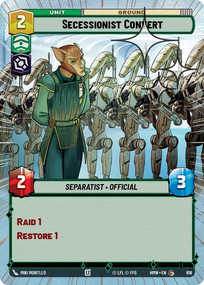 Secessionist Convert (Hyperspace Foil)