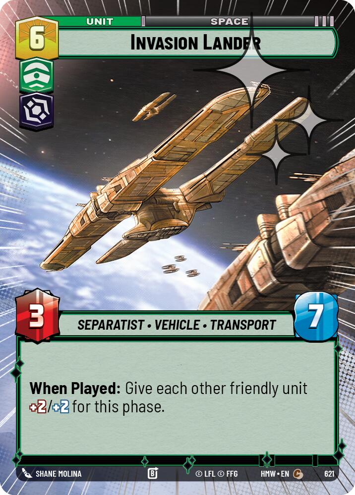 Invasion Lander (Hyperspace Foil)