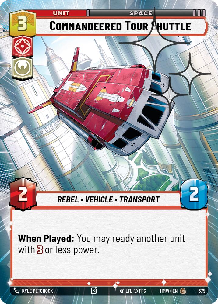 Commandeered Tour Shuttle (Hyperspace Foil)