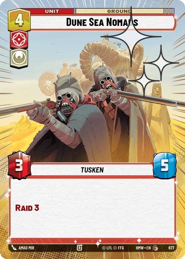 Dune Sea Nomads (Hyperspace Foil)
