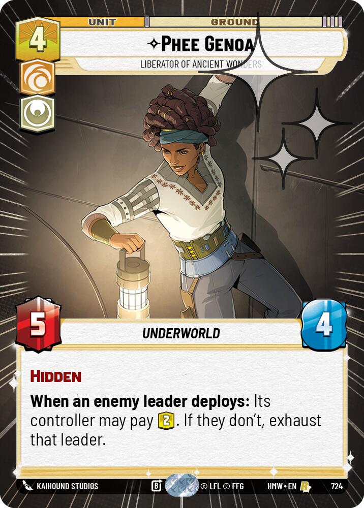 Phee Genoa - Liberator of Ancient Wonders (Hyperspace Foil)