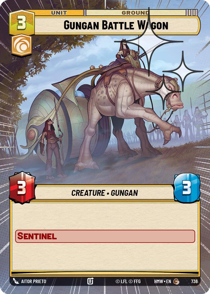 Gungan Battle Wagon (Hyperspace Foil)