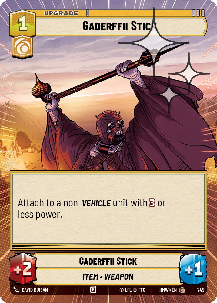 Gaderffii Stick (Hyperspace Foil)