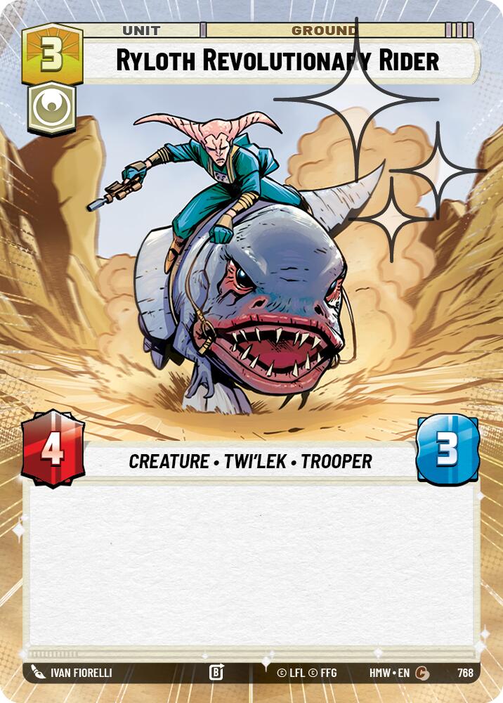 Ryloth Revolutionary Rider (Hyperspace Foil)