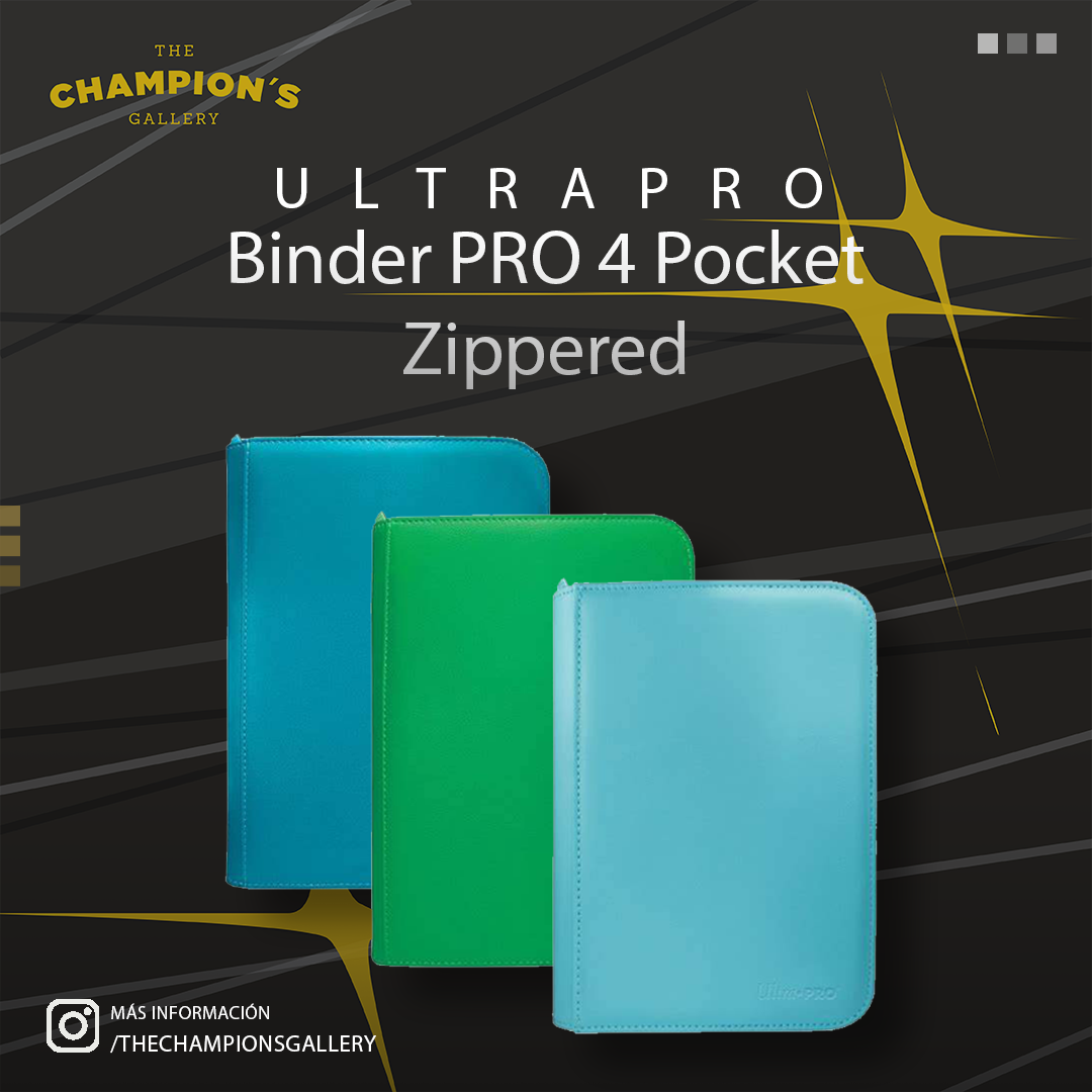 Pro binder 4 pocket zippered