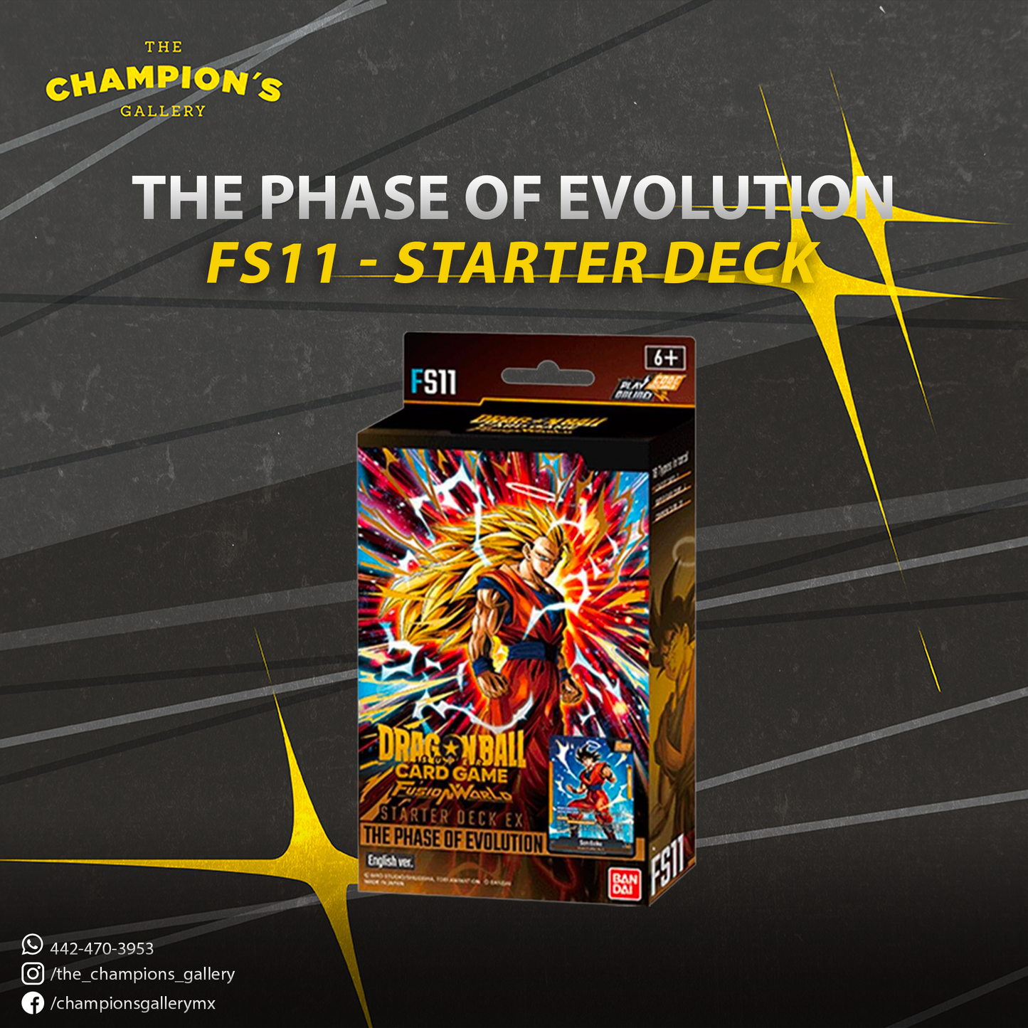 Starter deck ex - The phase of evolution - FS11