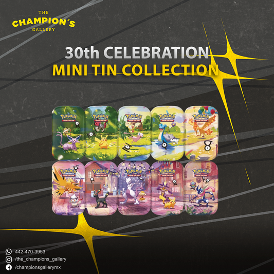Pokemon: 30 Aniversario - Mini Tin (modelo al azar)