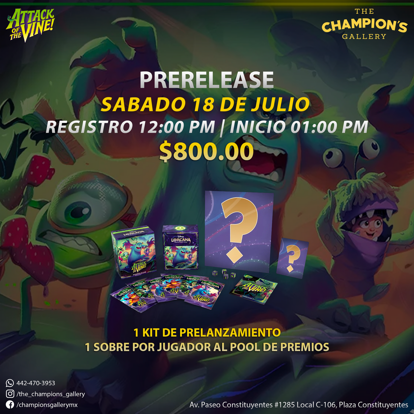 Pre lanzamiento - Attack of the vine