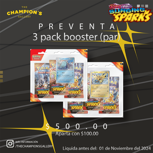 Surging sparks - 3 pack blister - Preventa