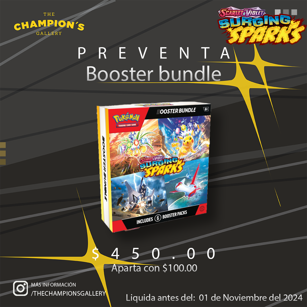 Surging sparks - Booster bundle - Preventa