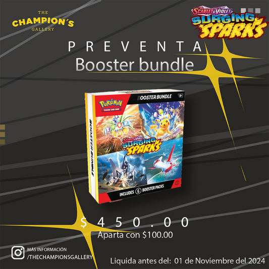 Surging sparks - Booster bundle - Preventa