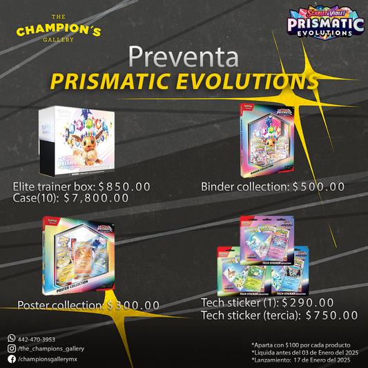 Preventa - Prismatic evolutions