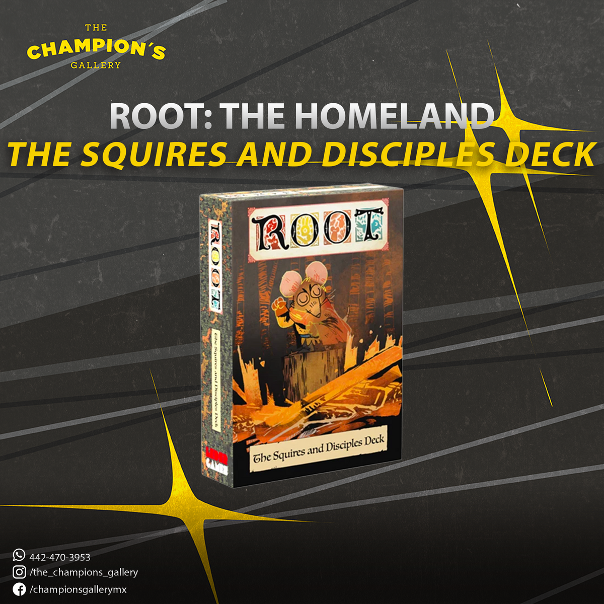 Root - Squires and Disciples Deck - INGLÉS