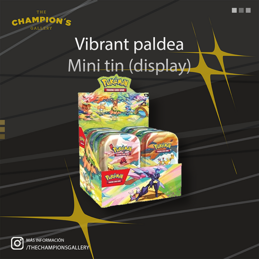 Vibrant paldea - Mini tin (DISPLAY)