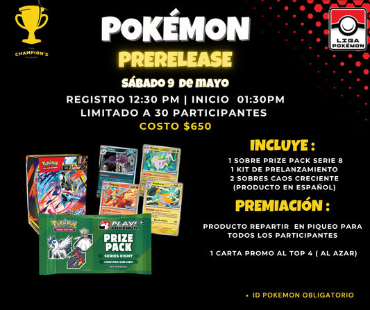 Entrada - Prelanzamiento - Chaos rising - caos creciente