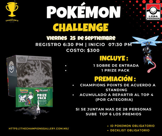 Entrada - Pokémon Challenge septiembre