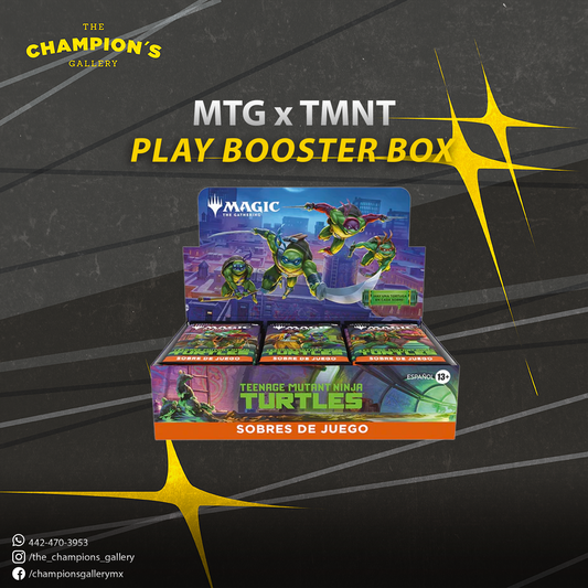 Teenage mutant ninja turtles - play booster box (español)