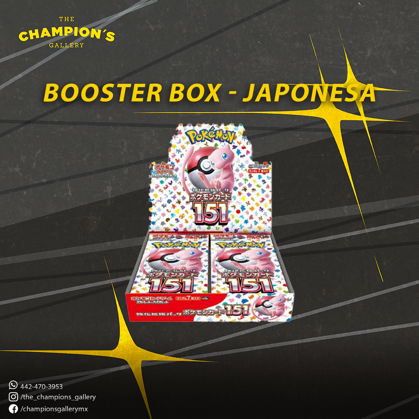 Booster box 151 - Japones