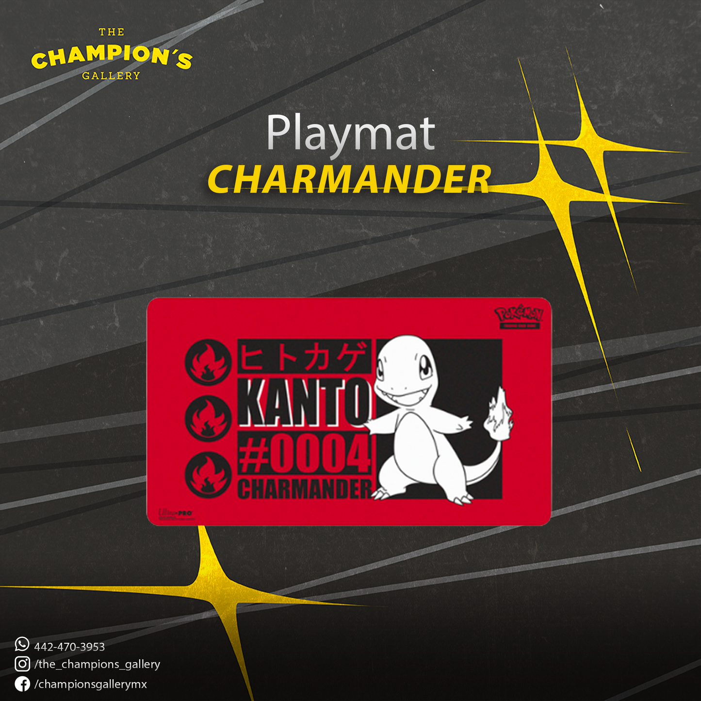 Playmat: Pokemon - Charmander