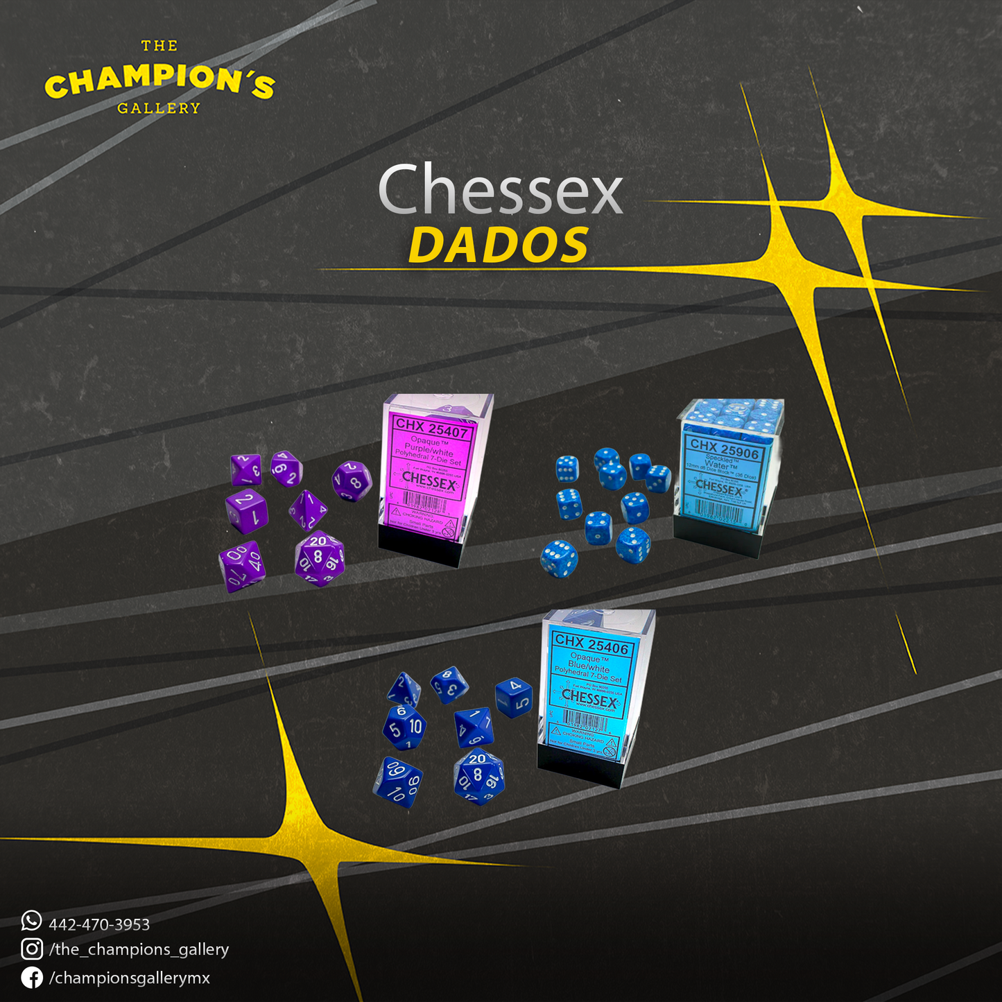 Chessex dados