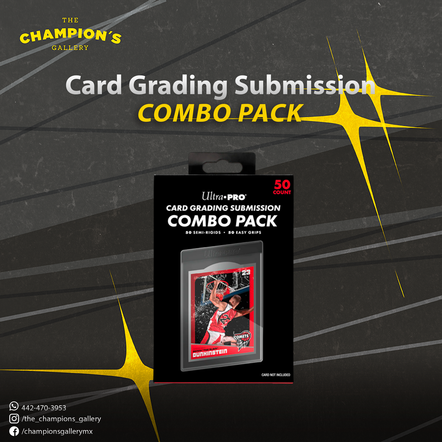 Card Grading Submission Combo Pack 50ct