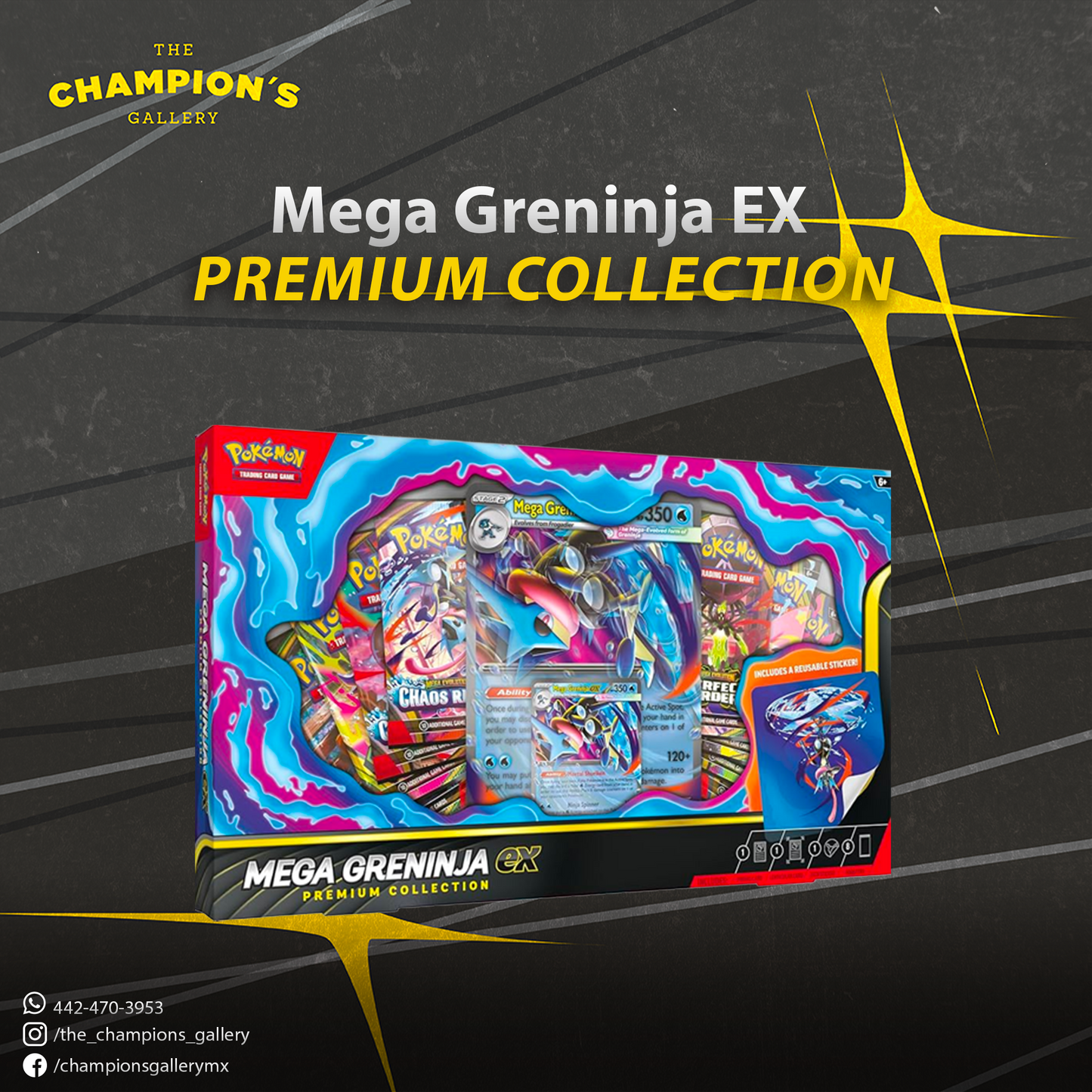 Mega Greninja EX Premium Collection