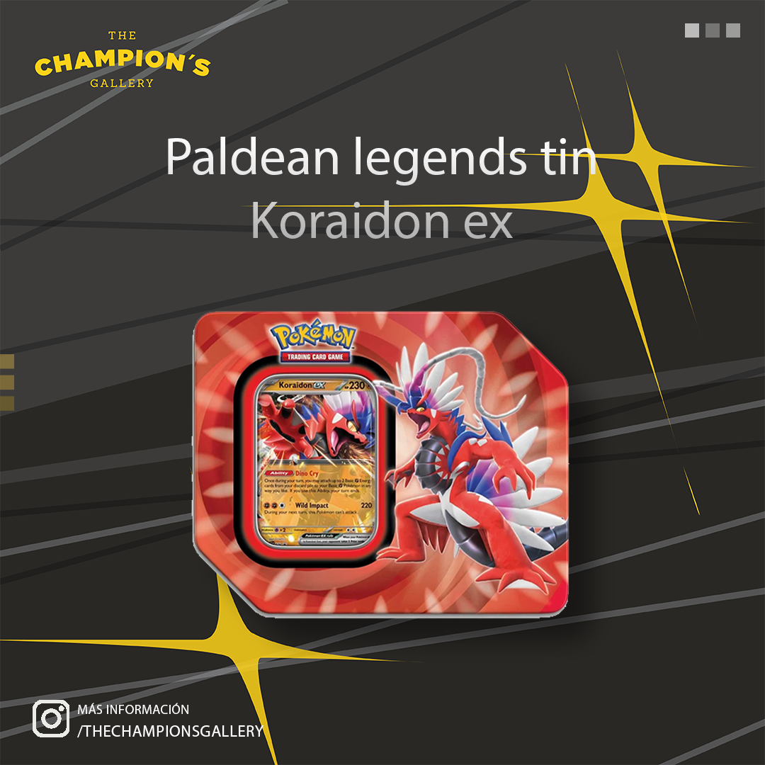 Paldea legends tin - Koraidon ex