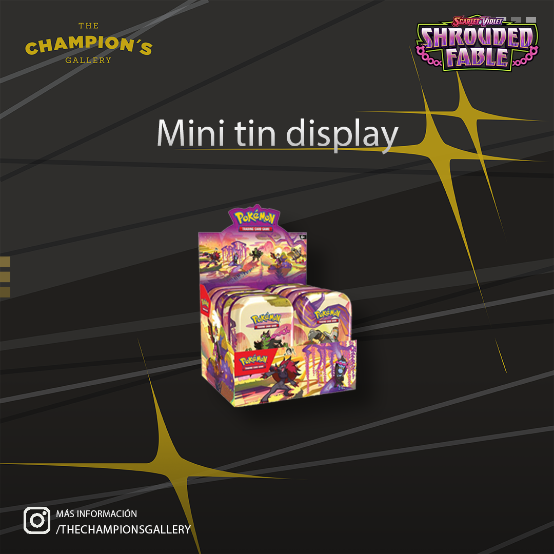 Shrouded fable - Mini tin display – The champion's gallery