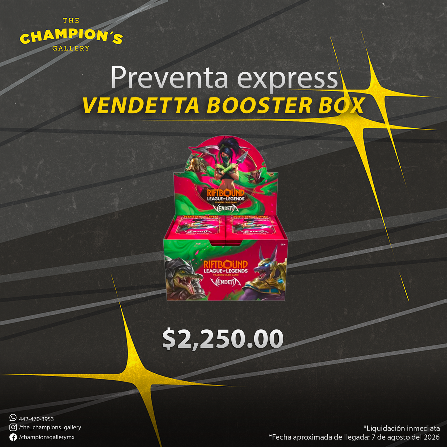 Preventa express - Vendetta booster box