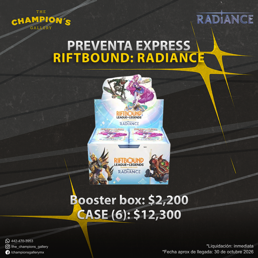 Preventa express - Riftbound: Radiance - Booster box