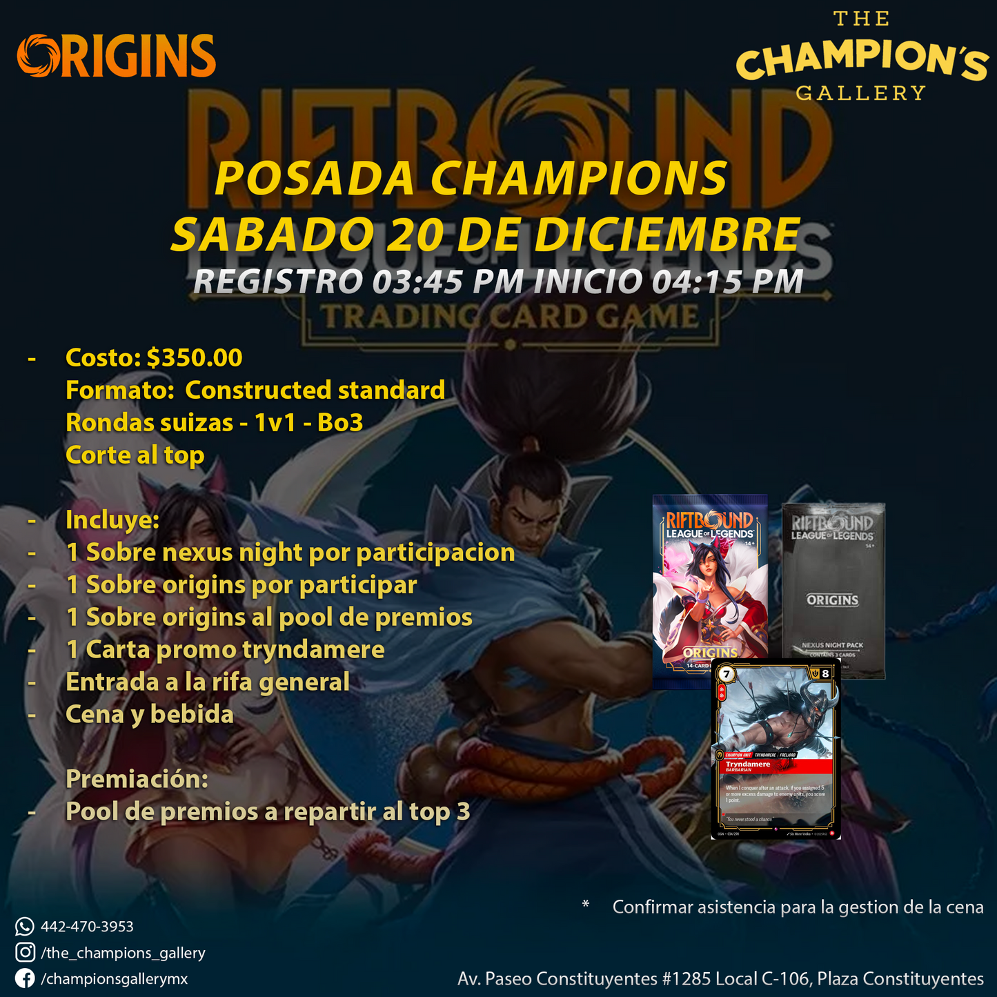 Posada champions 2025