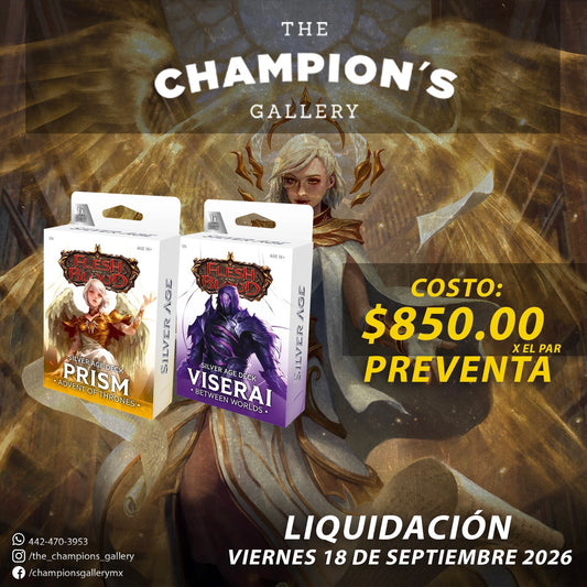 Preventa - Flesh & Blood 2 Decks Silver Age PRISM Y VISERAI
