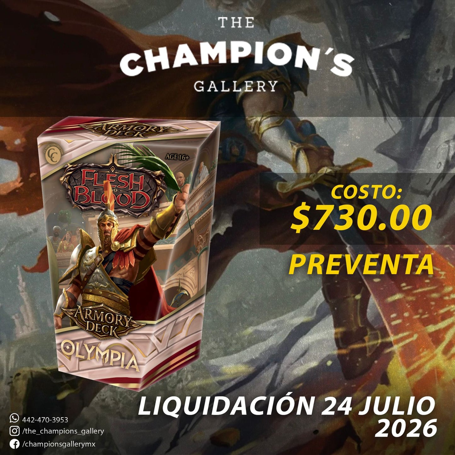 Preventa express - Armory deck: Olympia