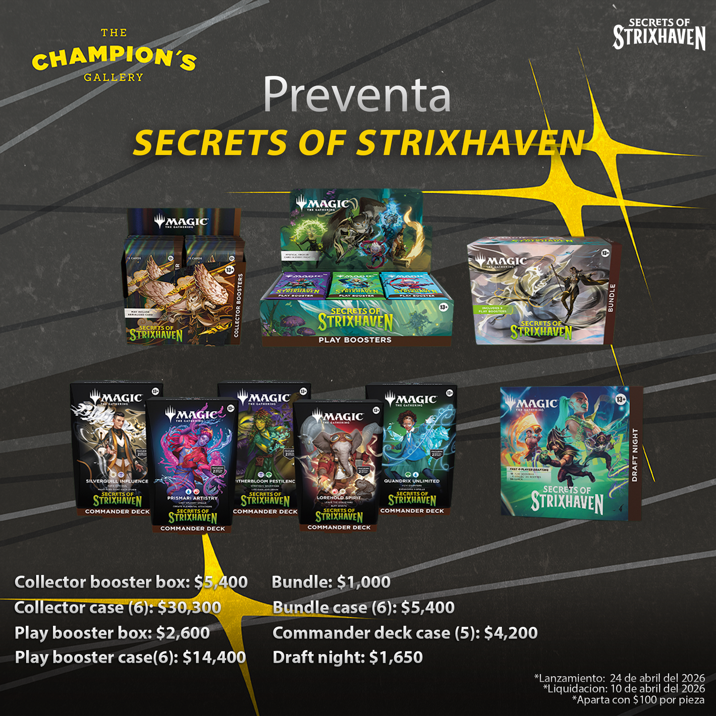 Secrets of strixhaven - draft night