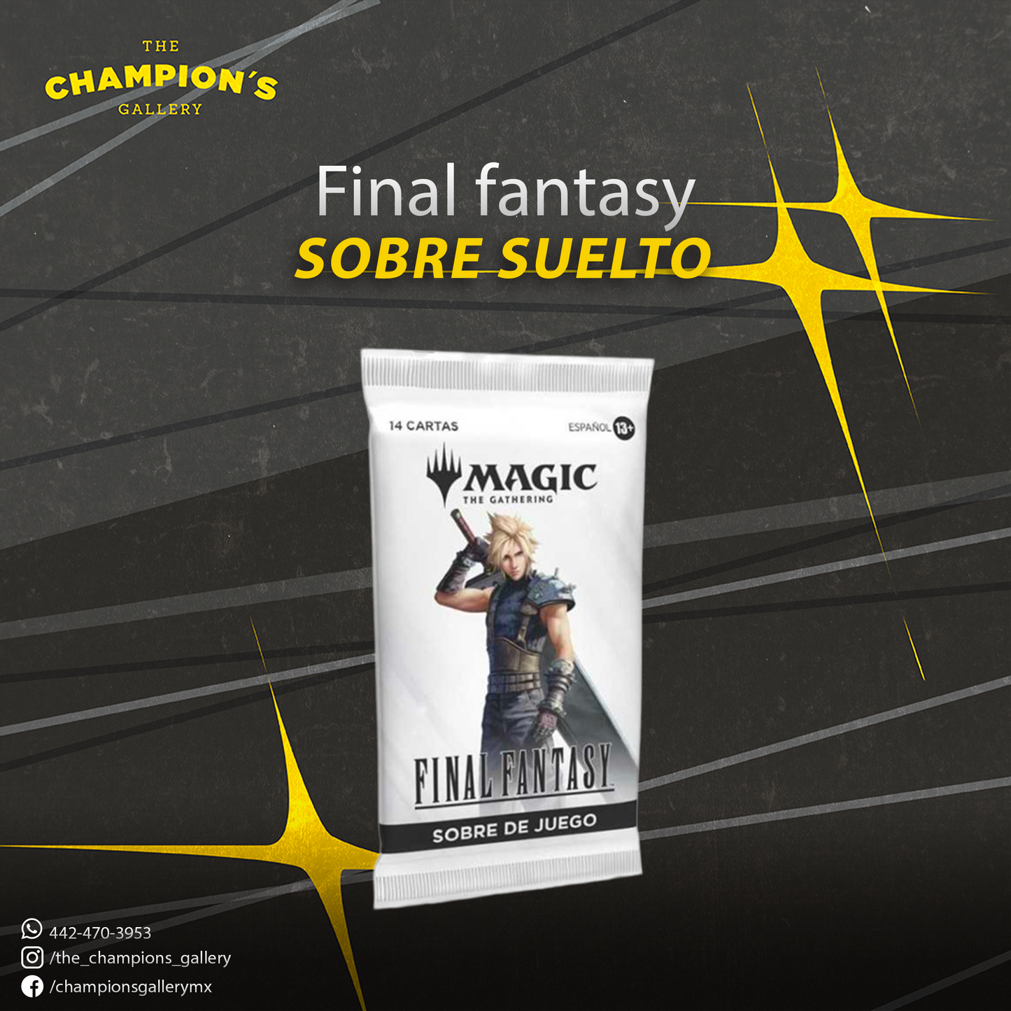 Sobre suelto - final fantasy